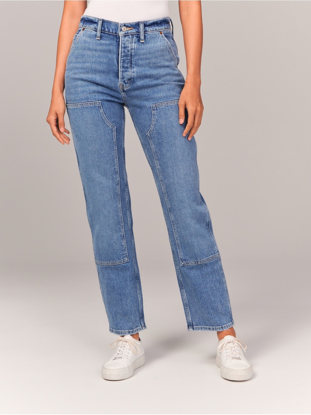 Abercrombie & Fitch The Dad High Rise Carpenter Jeans